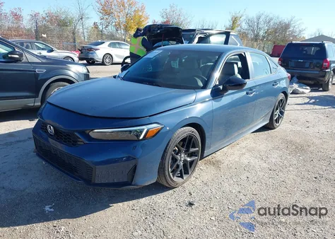 2025 Honda Civic Hybrid from USA, damaged, VIN 2HGFE4F86SH342181